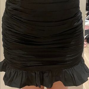 Zara shirt ruffle skirt size medium